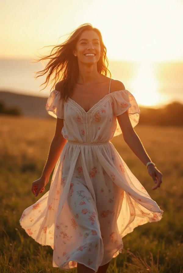 Шатенка в платье и каблуках на старинной лестнице в городе Шатенка в платье и каблуках на старинной лестнице в городе